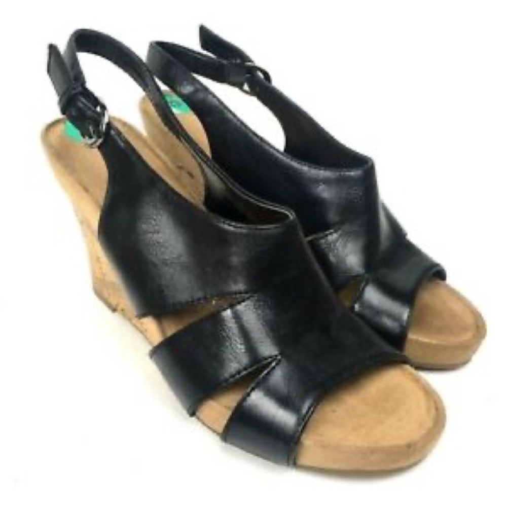 AEROSOLES || Cork Wedge Slingback Heel